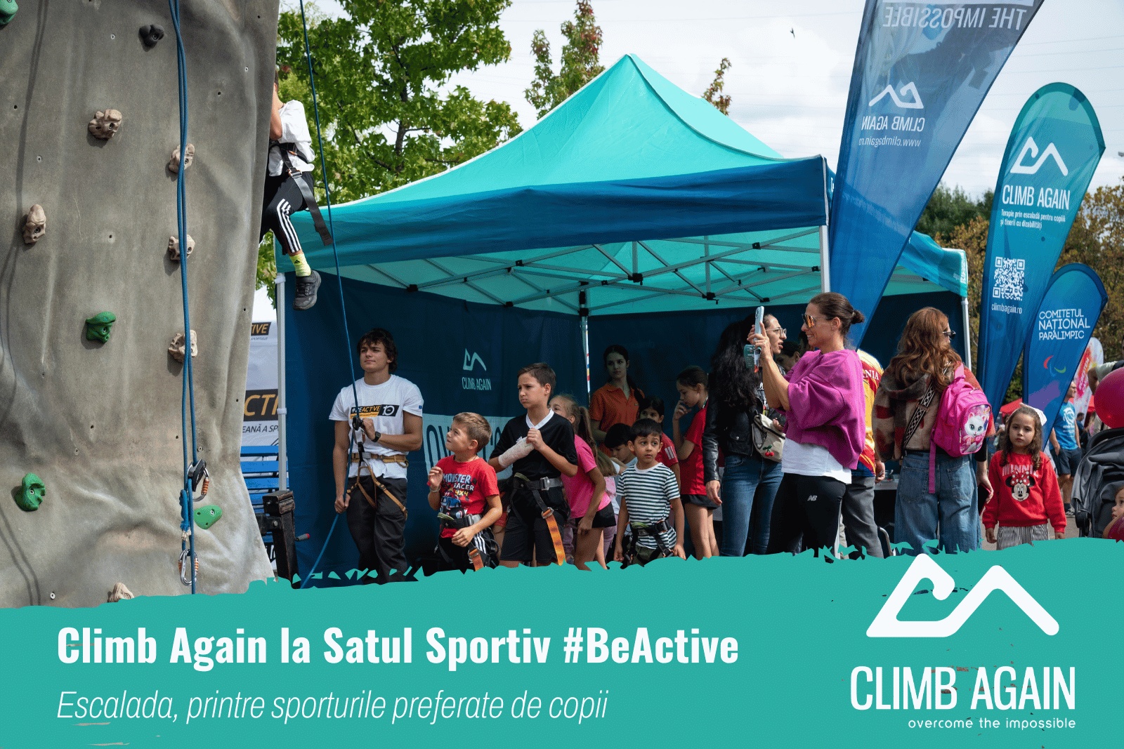 Climb Again la Satul Sportiv #BeActive
