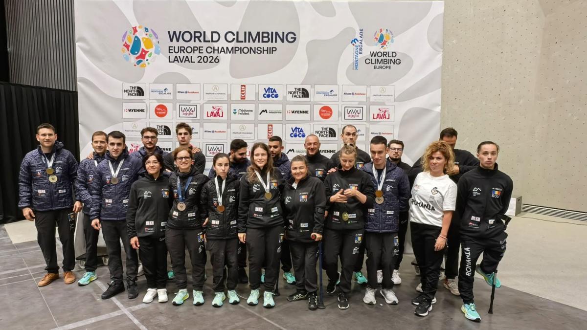 Record de medalii pentru România, adus de Lotul Național de Para Climbing