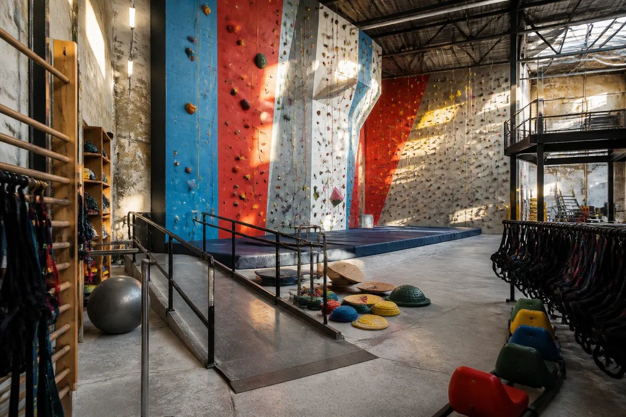 Climb Again deschide la Arad un centru de terapie prin escaladă pentru copii cu dizabilități