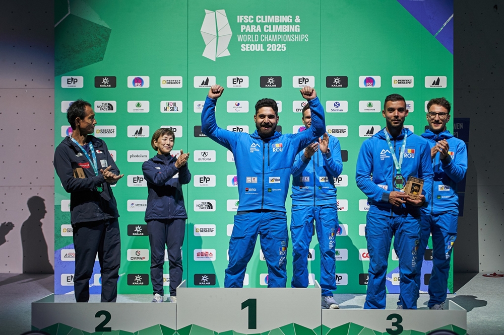 Rezultat fantastic: Două medalii de aur şi una de bronz pentru România la Campionatele Mondiale de Escaladă şi Para-Escaladă IFSC 2025