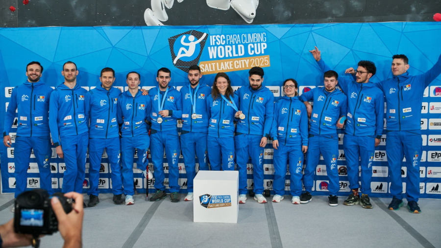 Aur și argint pentru România la prima Cupă Mondială de Paraclimbing din Salt Lake City, SUA
