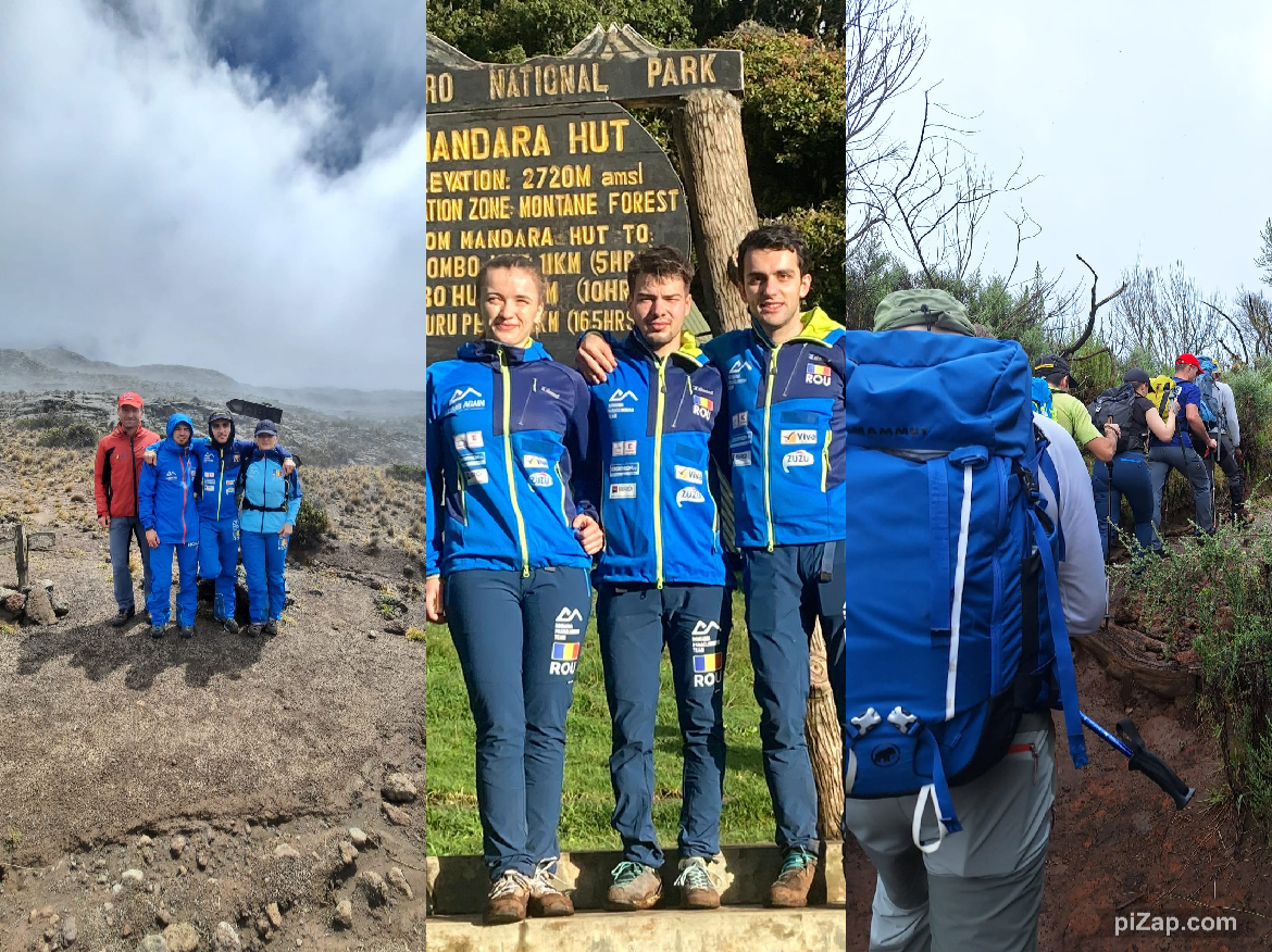 Trei sportivi cu dizabilități duc steagul României pe vârful Kilimanjaro pe 1 Decembrie