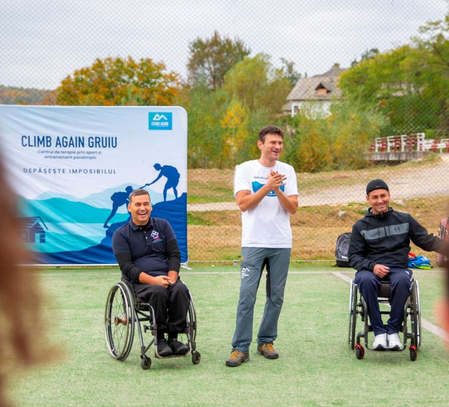 ONG-ul Climb Again deschide primul Centru de terapie prin sport și antrenament paralimpic pentru copii cu dizabilități din România