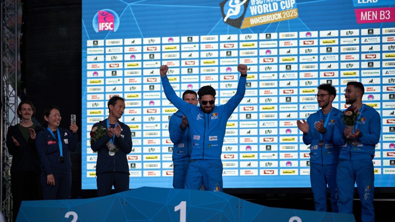 România scrie istorie la Cupa Mondială de Paraclimbing – 11 sportivi, 3 medalii și o echipă care inspiră